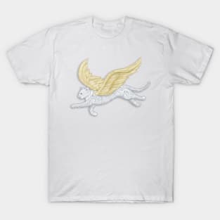 Flight of Fancy - Winged Cat T-Shirt